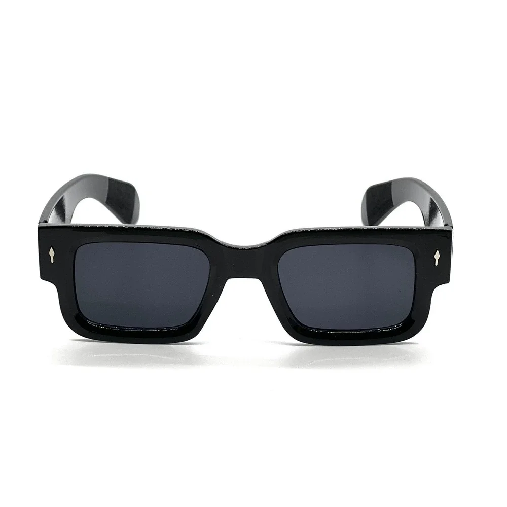 Square Frame Sunglasses for Men‎ Retro Black Sun Glasses Fashion Vintage Driving